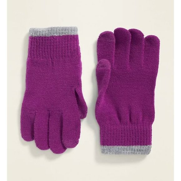 OLD NAVY Text-Friendly Sweater-Knit Gloves - Picture 1 of 1